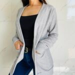 Cardigan trenzado