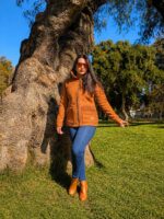 Chaqueta de gamuza