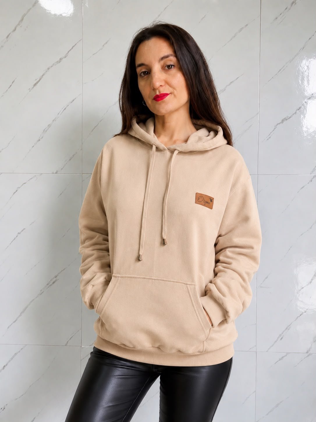 Poleron Oversize con gorro