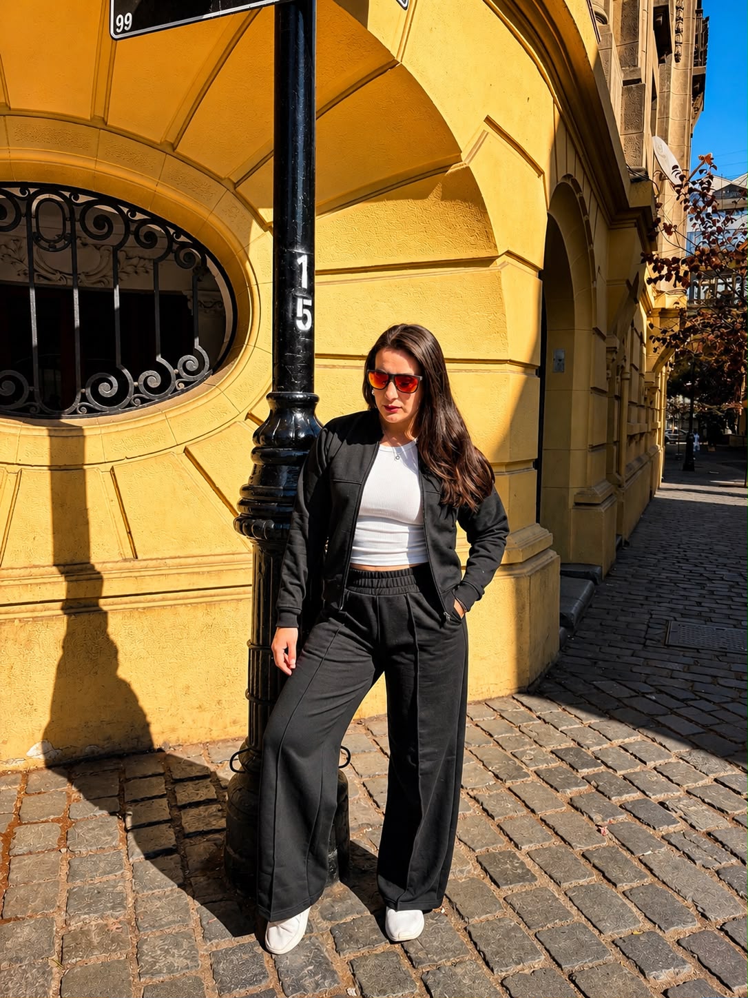 Conjunto Poleron + Palazzo Negro