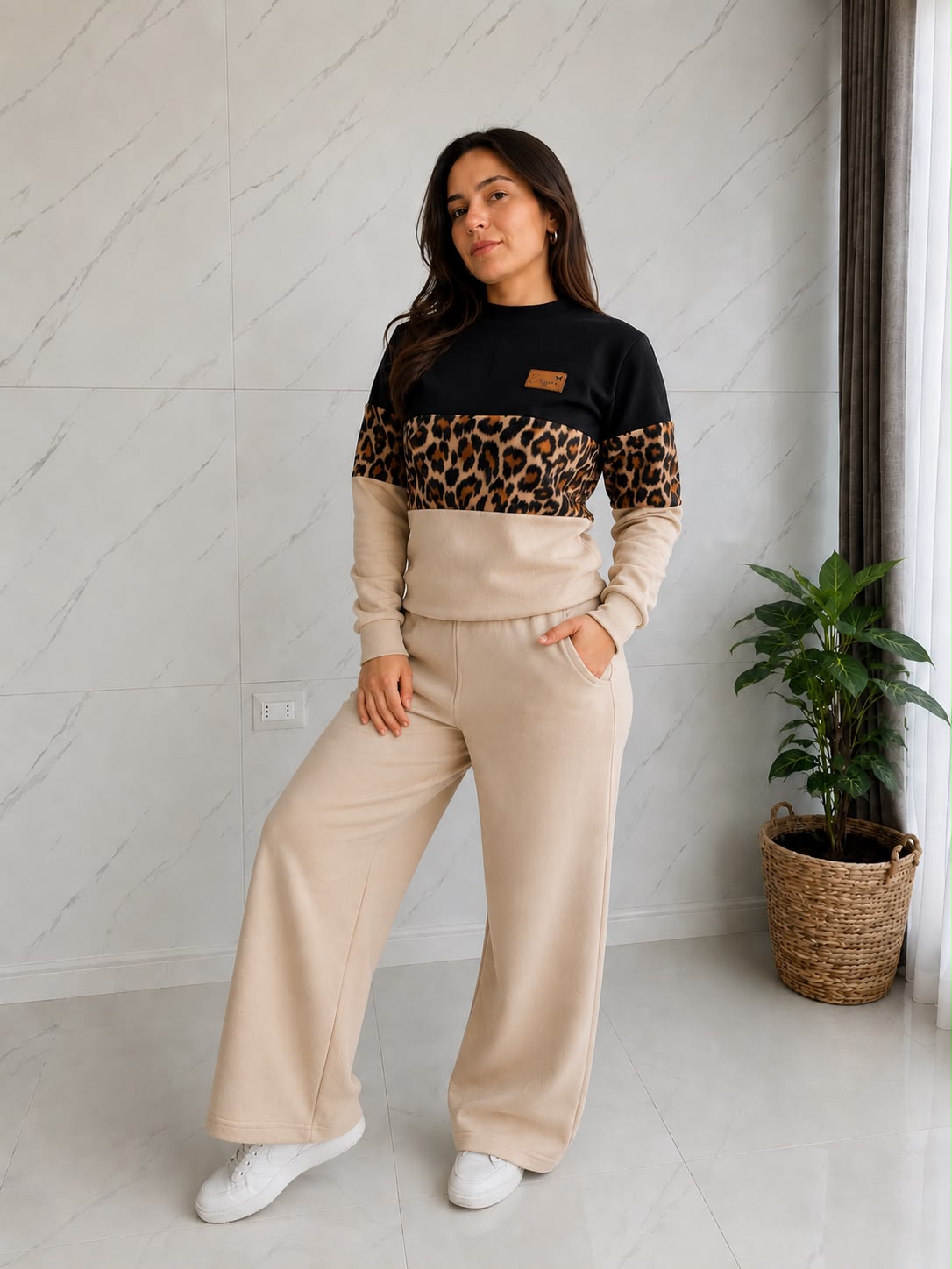 Conjunto Franela Animal Print