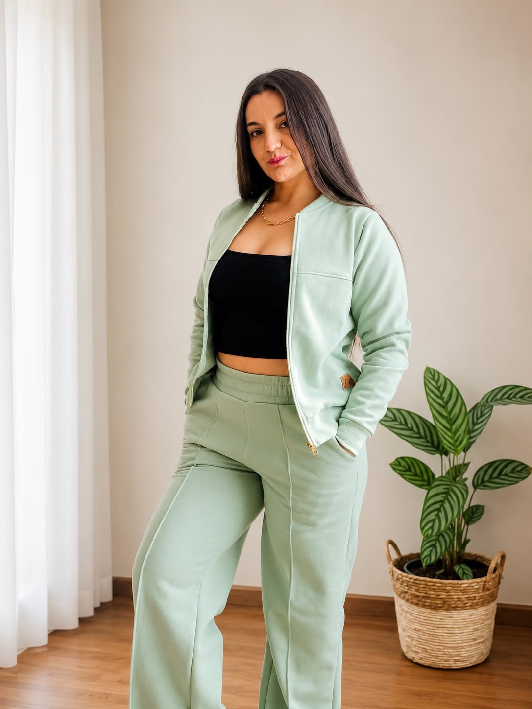 Poleron tipo chaqueta